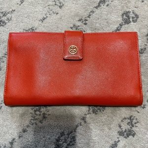 Tory Burch Orange Wallet